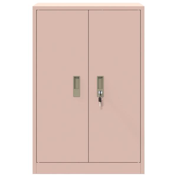 Aufbewahrungsschrank Rosa 60 x 40 x 90 cm Kaltgewalzter Stahl
