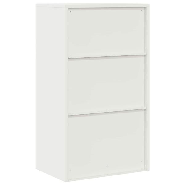Aufbewahrungsschrank Weiß 60 x 40 x 105 cm Kaltgewalzter Stahl