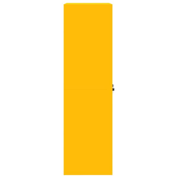 Aufbewahrungsschrank mit Speicher Senfgelb 60 x 40 x 140 cm