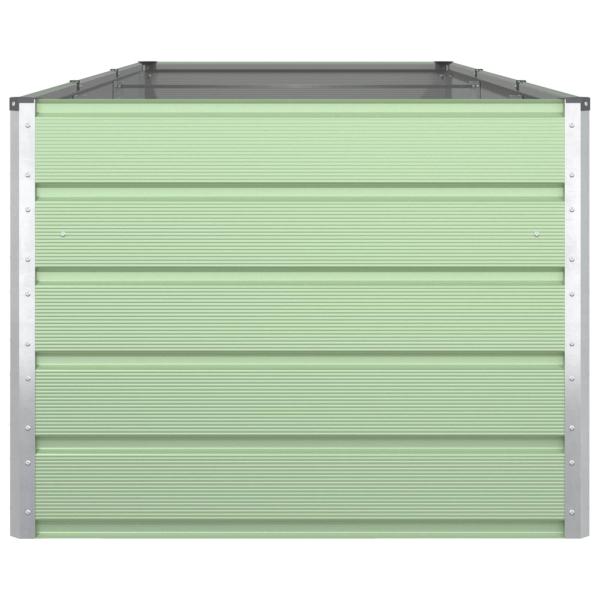 Pflanzkübel Pastellgrün 195 x 100 x 45 cm Verzinkter Stahl