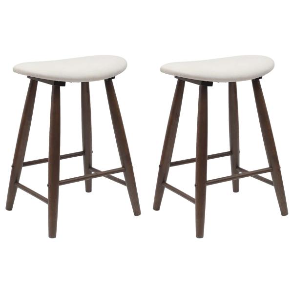 Esszimmerstühle 2 pcs Hellbraun 46 x 37 x 63 cm