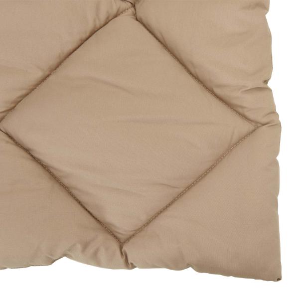 Winterbettdecke Taupe 220 x 135 cm Mikrofaser