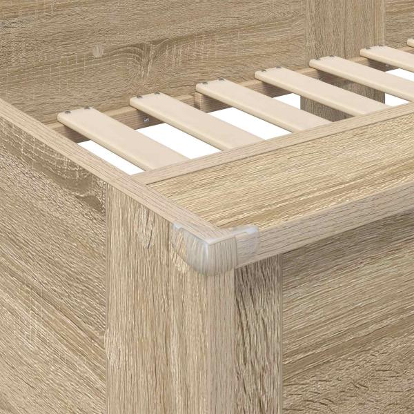 Etagenbett für Kinder Sonoma-Eiche 100 x 200 cm Holzwerkstoff