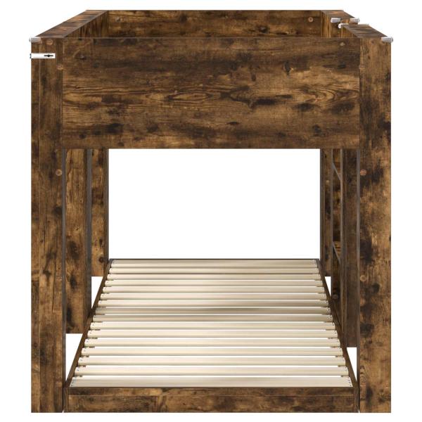 Etagenbett für Kinder Geräucherte Eiche 100 x 200 cm