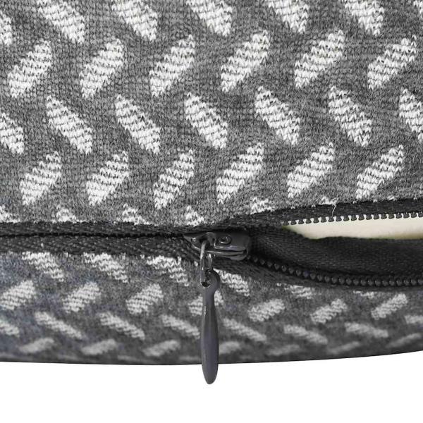 Kopfkissen mit Kissen Grau 30 x 28 x 14 cm Polyester