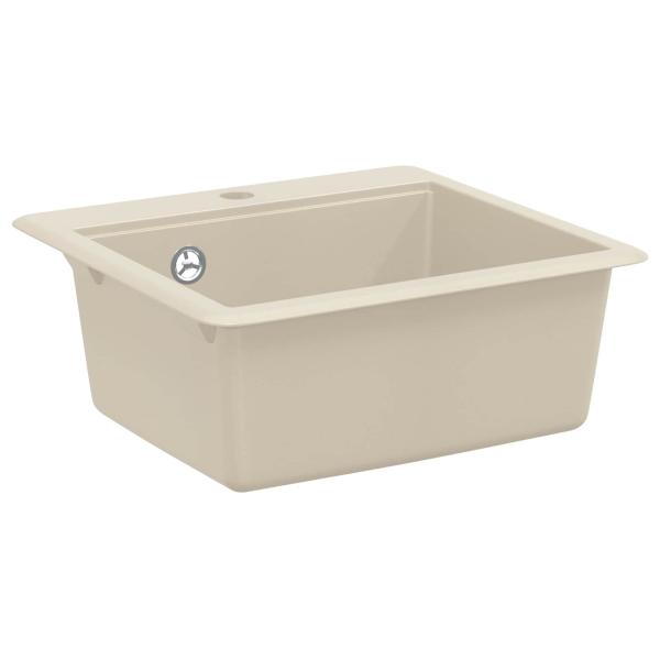 ARDEBO.de - Waschbecken Beige 470 x 440 mm Granit