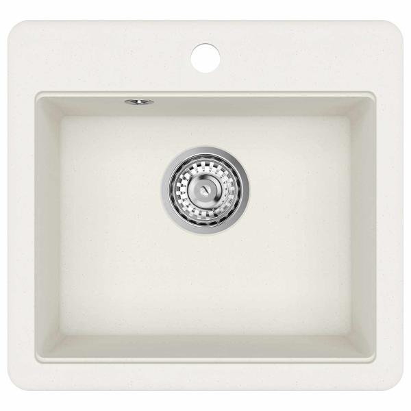 Waschbecken Weiß 470 x 440 mm Granit