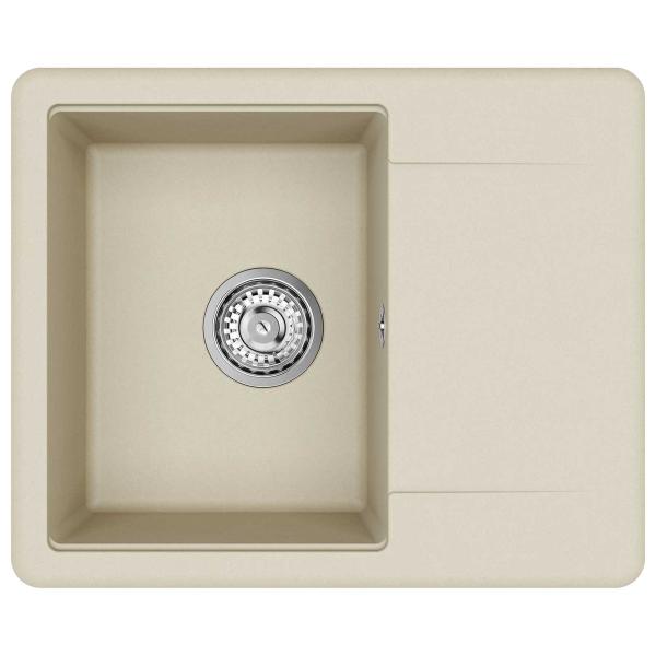 Waschbecken Beige 560 x 460 mm 80% Quarz und 20% Harz