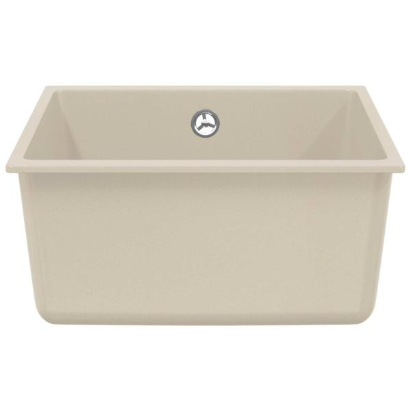 Waschbecken Beige 430 x 460 mm 80% Quarz und 20% Harz