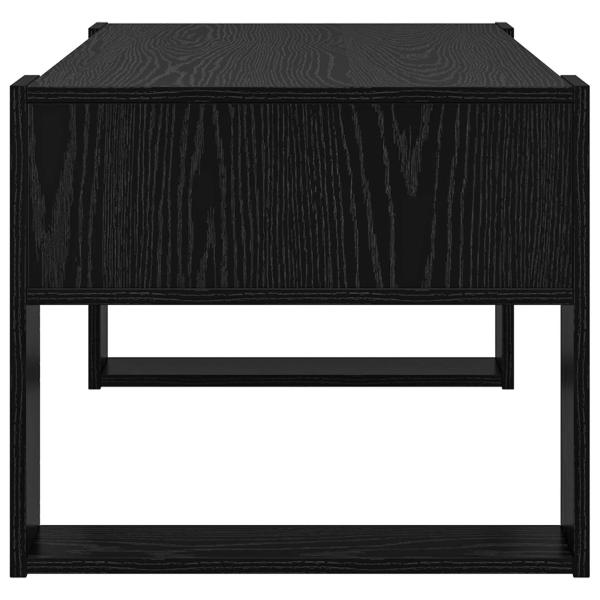 Couchtisch Schwarz Eichen-Optik 92 x 53 x 45 cm Holzwerkstoff