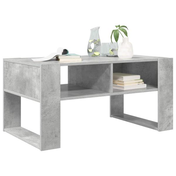 Couchtisch Beton Grau 92 x 53 x 45 cm Holzwerkstoff