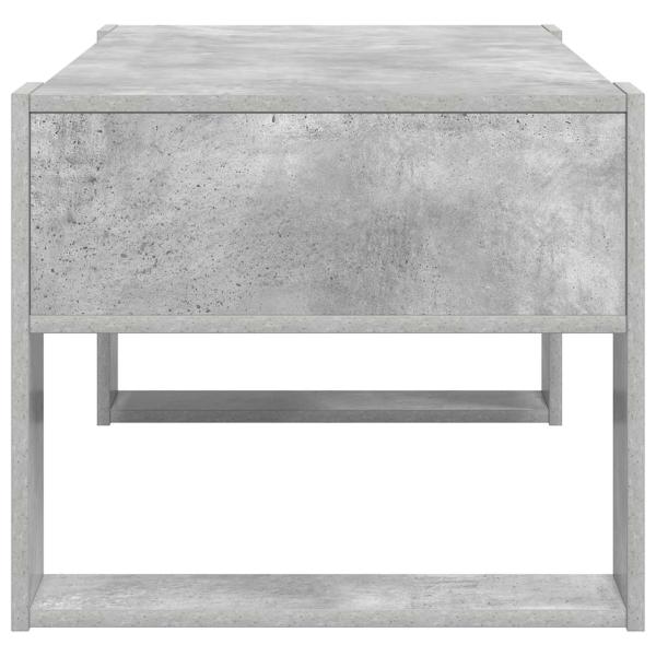 Couchtisch Beton Grau 92 x 53 x 45 cm Holzwerkstoff
