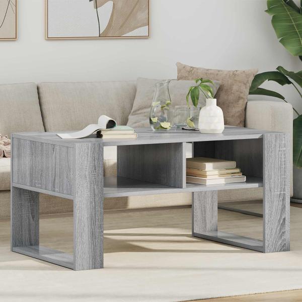 ARDEBO.de - Couchtisch Graues Sonoma 92 x 53 x 45 cm Holzwerkstoff