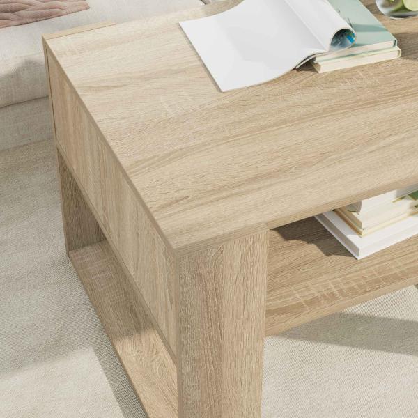 Couchtisch Sonoma-Eiche 66 x 53 x 45 cm Holzwerkstoff