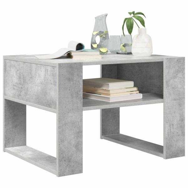 Couchtisch Beton Grau 66 x 53 x 45 cm Holzwerkstoff