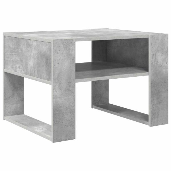 Couchtisch Beton Grau 66 x 53 x 45 cm Holzwerkstoff