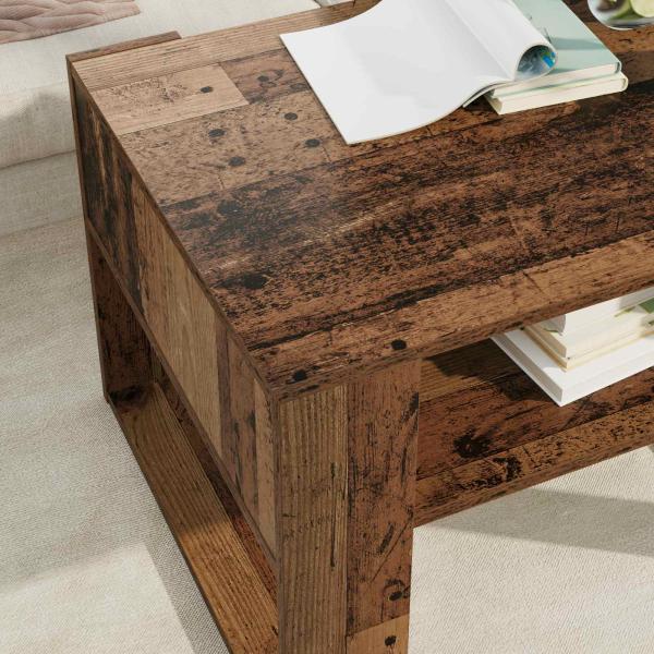 Couchtisch Altholz 66 x 53 x 45 cm Holzwerkstoff