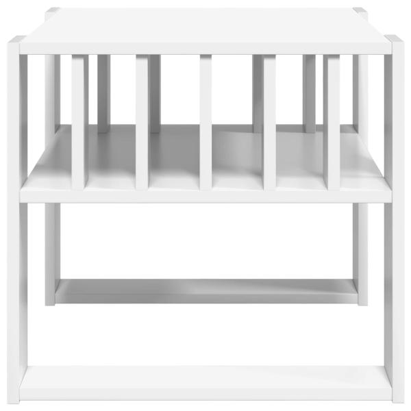 Couchtisch Weiß 66 x 49,5 x 45 cm Holzwerkstoff