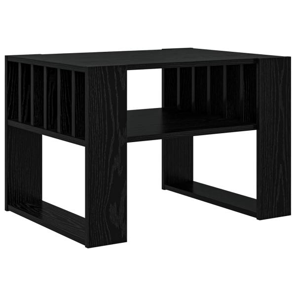 Couchtisch Schwarz Eichen-Optik 66 x 49,5 x 45 cm Holzwerkstoff