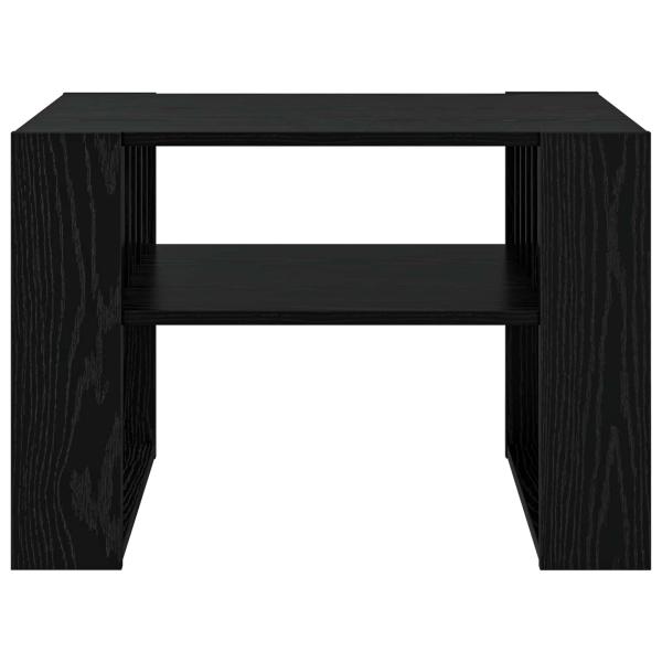 Couchtisch Schwarz Eichen-Optik 66 x 49,5 x 45 cm Holzwerkstoff