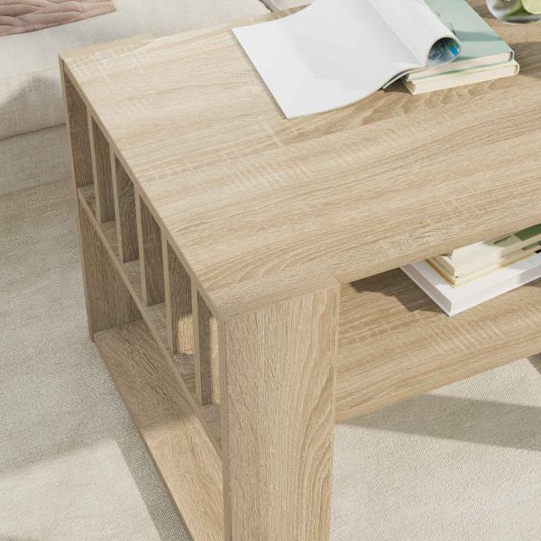 Couchtisch Sonoma-Eiche 66 x 49,5 x 45 cm Holzwerkstoff