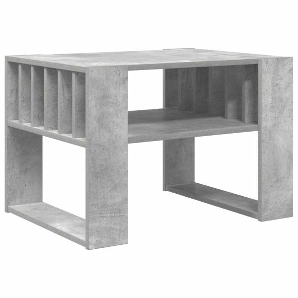 Couchtisch Beton Grau 66 x 49,5 x 45 cm Holzwerkstoff