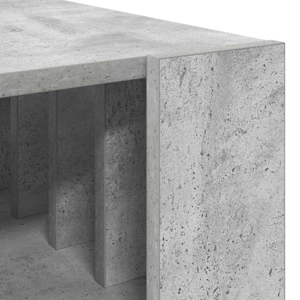 Couchtisch Beton Grau 66 x 49,5 x 45 cm Holzwerkstoff