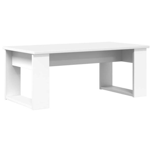Kaffeetisch Set 2 Stk. Weiß 100 x 50 x 42 cm Holzwerkstoff