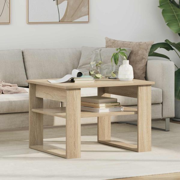ARDEBO.de - Couchtisch Sonoma-Eiche 64 x 54 x 44 cm Holzwerkstoff