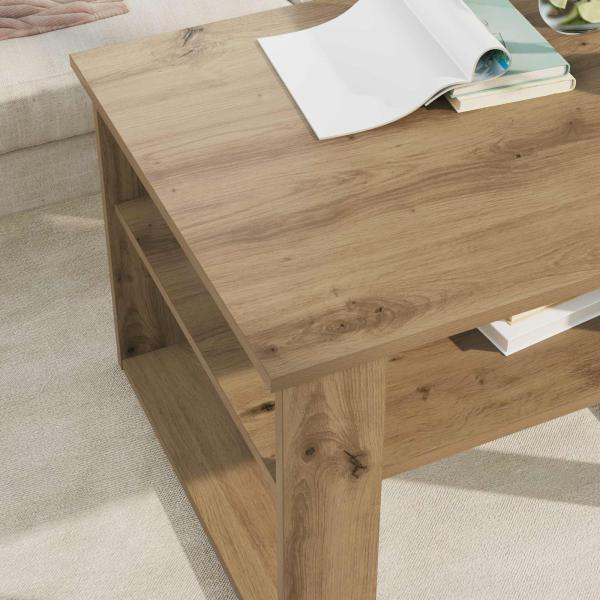 Couchtisch Artisan-Eiche 64 x 54 x 44 cm Holzwerkstoff