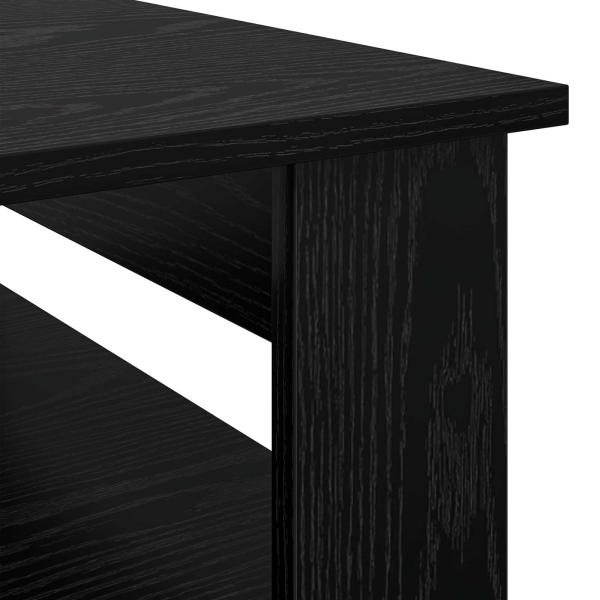 Couchtisch Schwarz Eichen-Optik 96 x 54 x 44 cm Holzwerkstoff