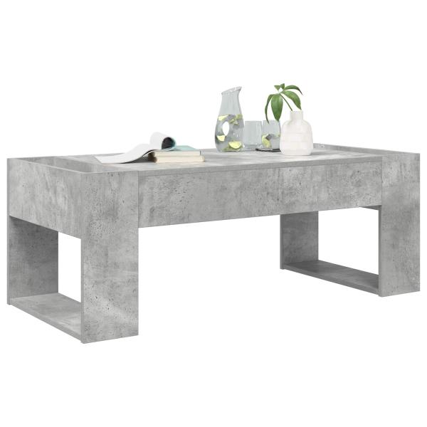 Couchtisch Beton Grau 110 x 50 x 41 cm Holzwerkstoff