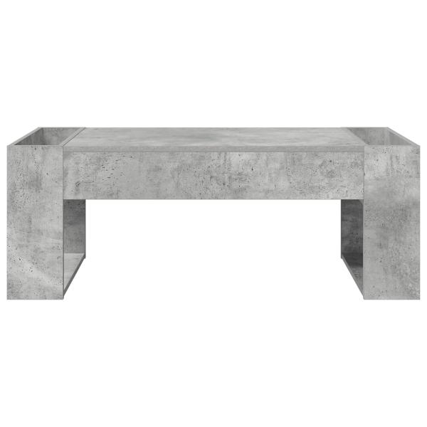 Couchtisch Beton Grau 110 x 50 x 41 cm Holzwerkstoff