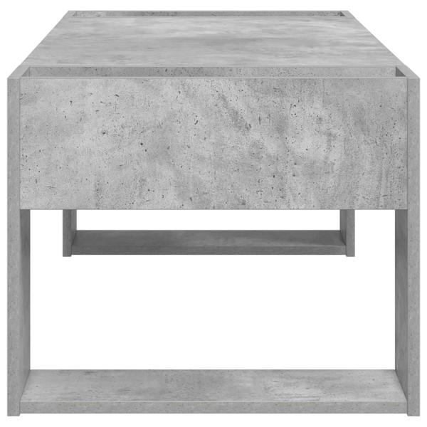 Couchtisch Beton Grau 110 x 50 x 41 cm Holzwerkstoff