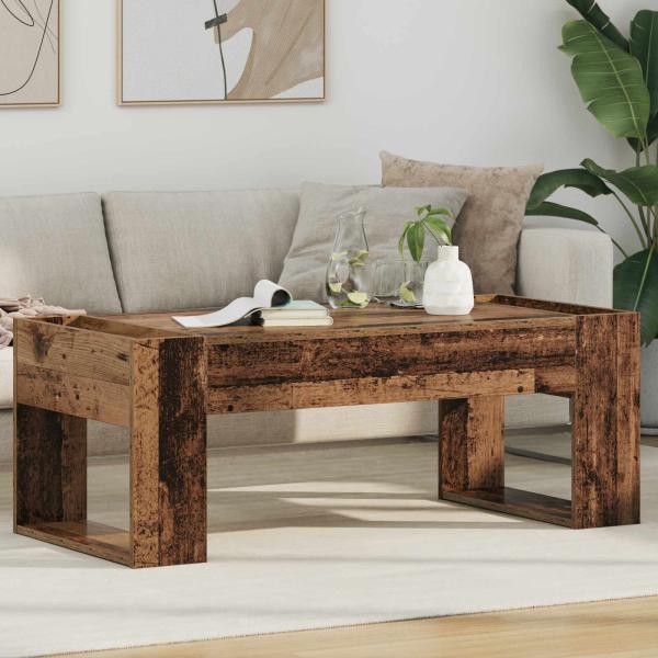 ARDEBO.de - Couchtisch Altholz 110 x 50 x 41 cm Holzwerkstoff