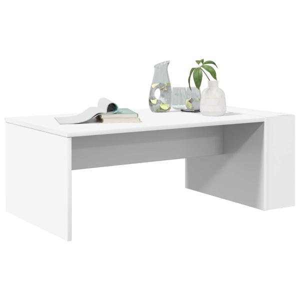 Couchtisch Weiß 95 x 50 x 34 cm Holzwerkstoff