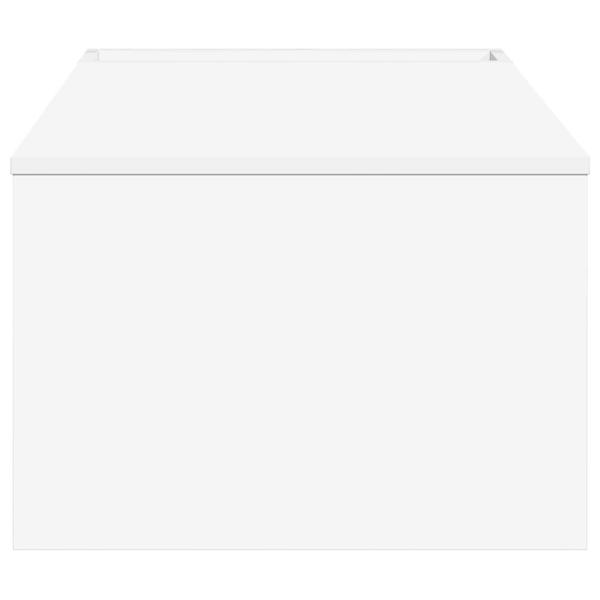 Couchtisch Weiß 95 x 50 x 34 cm Holzwerkstoff