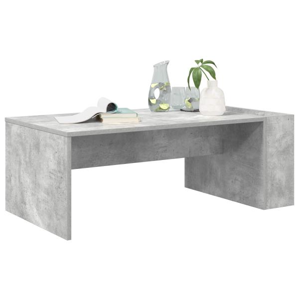 Couchtisch Beton Grau 95 x 50 x 34 cm Holzwerkstoff