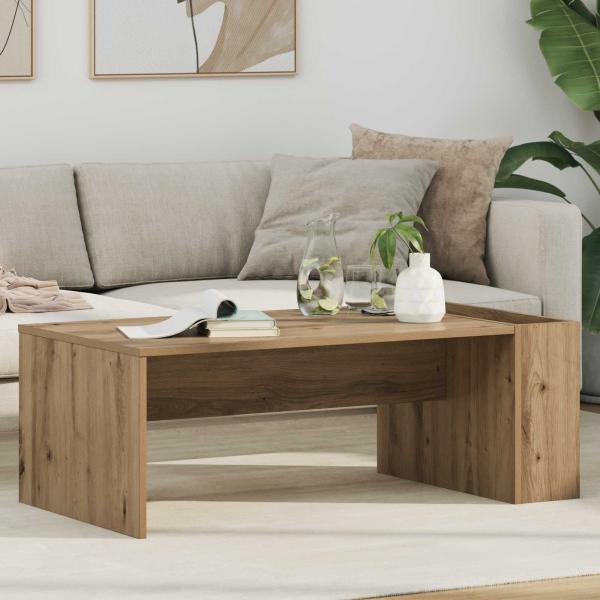ARDEBO.de - Couchtisch Artisan-Eiche 95 x 50 x 34 cm Holzwerkstoff