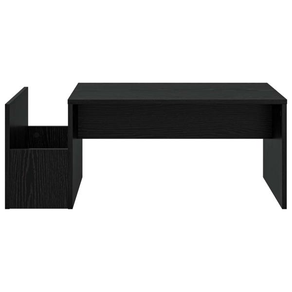 Couchtisch Schwarz Eichen-Optik 90 x 45 x 35 cm Holzwerkstoff