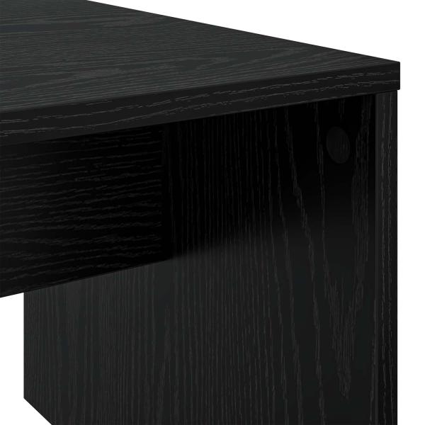 Couchtisch Schwarz Eichen-Optik 90 x 45 x 35 cm Holzwerkstoff