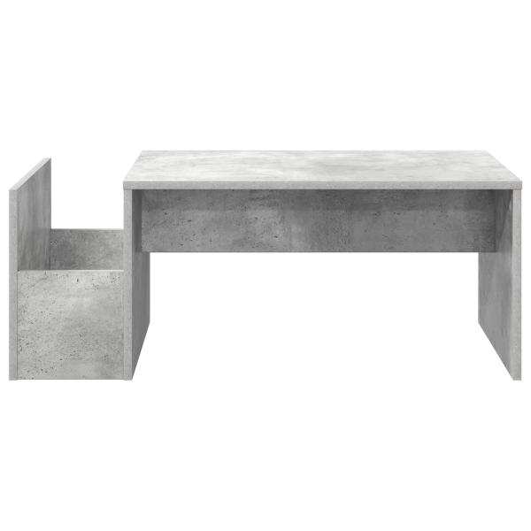 Couchtisch Beton Grau 90 x 45 x 35 cm Holzwerkstoff