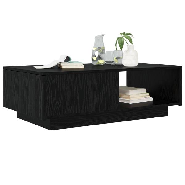 Couchtisch Schwarz Eichen-Optik 95 x 55 x 31 cm Holzwerkstoff