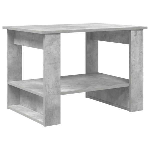 Couchtisch Beton Grau 72 x 50 x 50 cm Holzwerkstoff