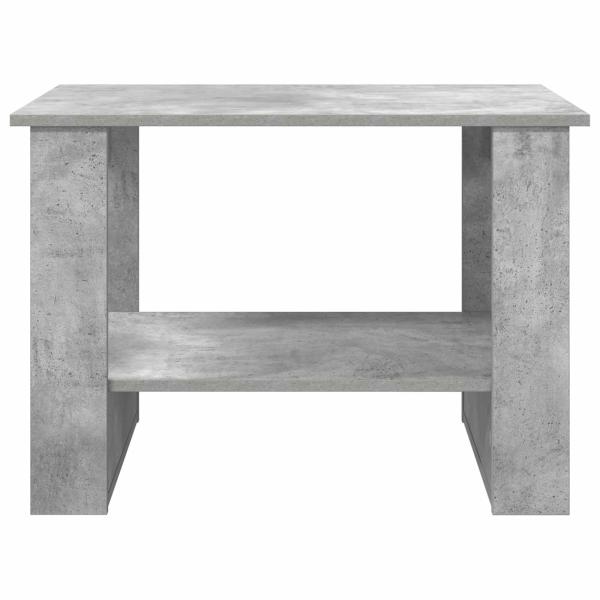 Couchtisch Beton Grau 72 x 50 x 50 cm Holzwerkstoff