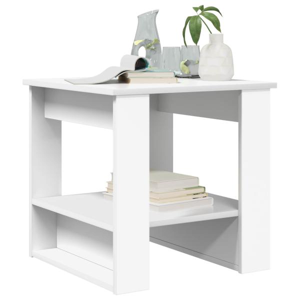 Couchtisch Weiß 51 x 50 x 50 cm Holzwerkstoff