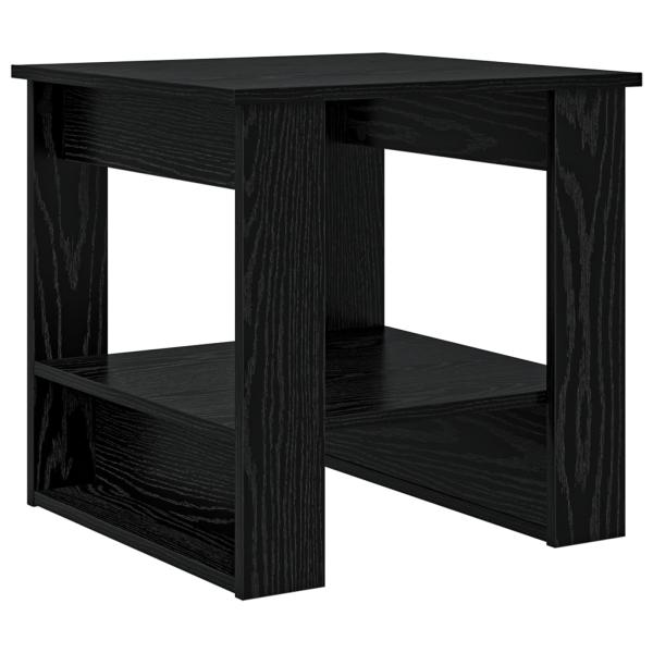 Couchtisch Schwarz Eichen-Optik 51 x 50 x 50 cm Holzwerkstoff