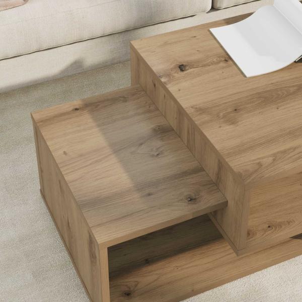 Couchtisch Artisan-Eiche 105 x 50 x 32,5 cm Holzwerkstoff