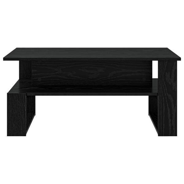 Couchtisch Schwarz Eichen-Optik 90 x 50 x 40 cm Holzwerkstoff