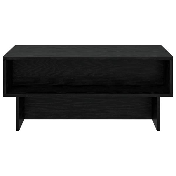 Couchtisch Schwarz Eichen-Optik 80 x 46 x 35 cm Holzwerkstoff